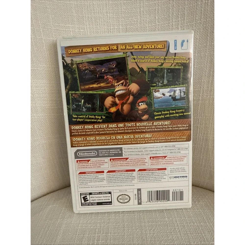 Donkey Kong Country Returns (Nintendo Wii‎ 2010) TESTED & COMPLETE